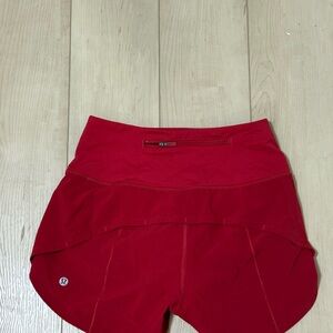 lululemon athletica Women's Red Athletic Shorts